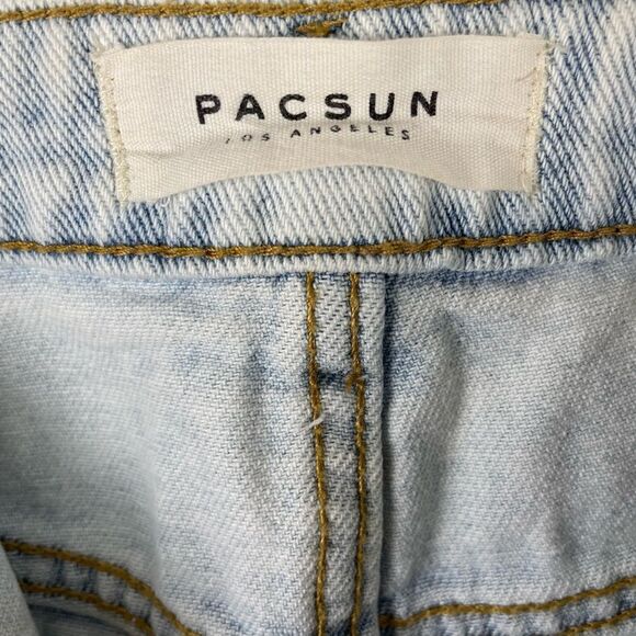 PacSun High Rise Festival Denim Shorts Size 26 EUC - Picture 4 of 6
